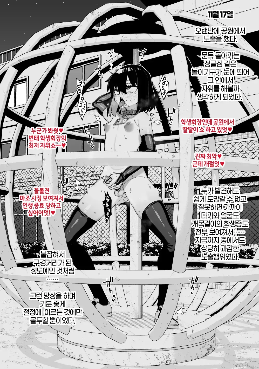 〇〇 Nichi Go Ni Jinsei Shuuryou Suru Roshutsu Seito Kaichou | 〇〇일 후에 인생종료하는 노출 학생회장